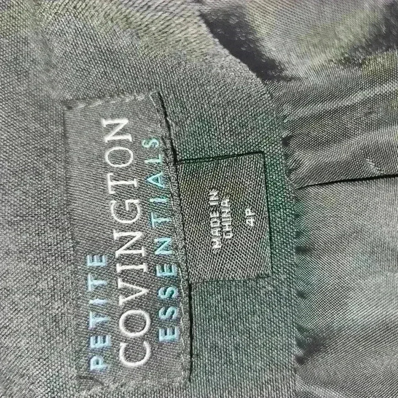 Covington Petite Essentials Womans Blazer Size 4p - Picture 11 of 13